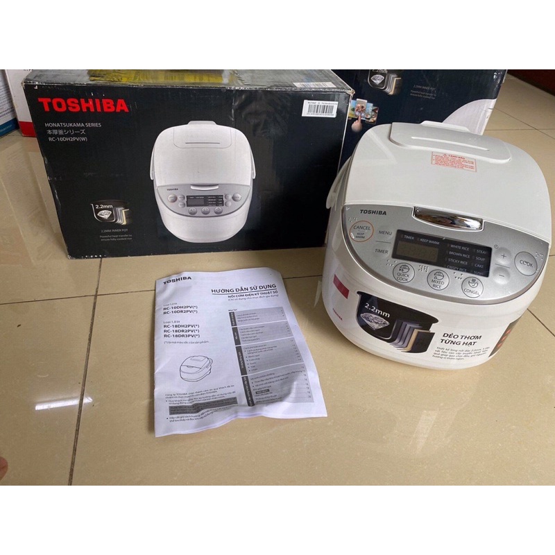 Nồi cơm điện tử Toshiba 1 lít RC-10DH2PV