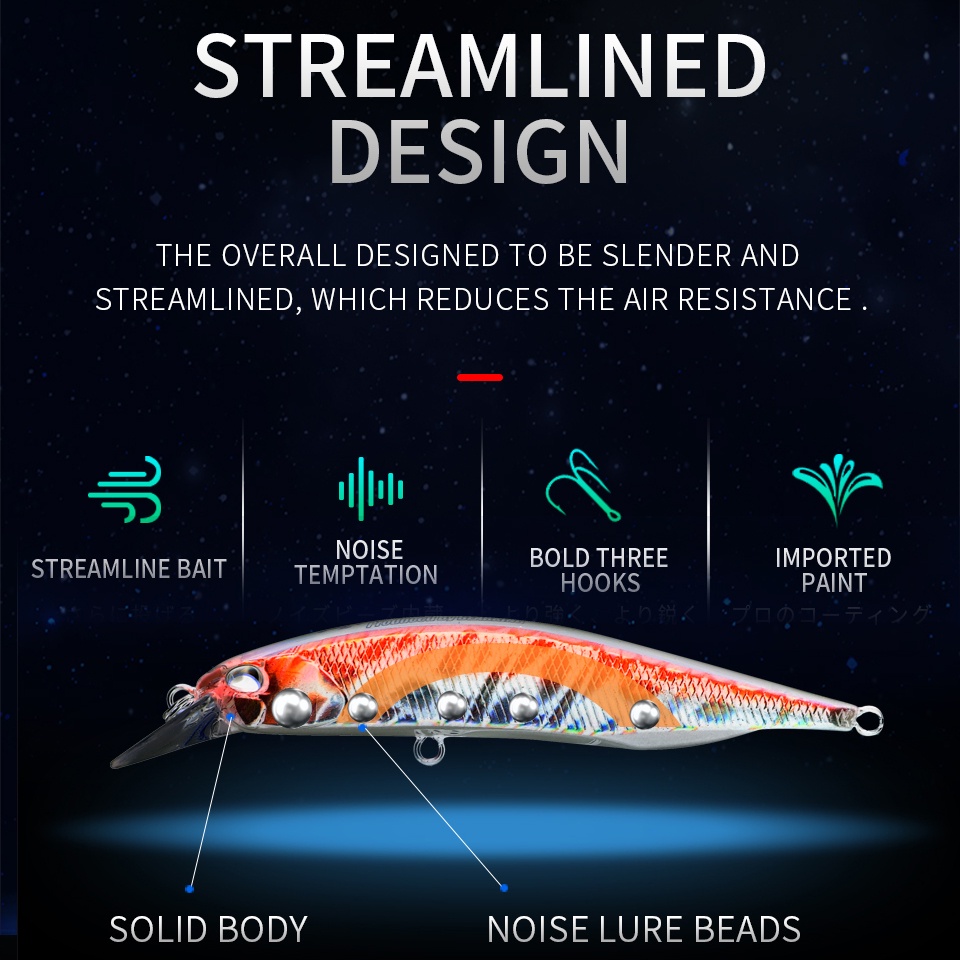 Mồi Câu Cá Giả 85mm 8g 14 Màu Chất Lượng Cao 1.3-1.8m