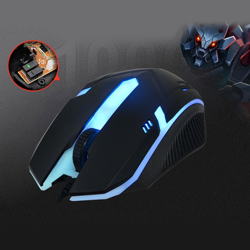 Chuột Quang 1200dpi Có Dây Với ĐầU CắM USB Cho Laptop / PC