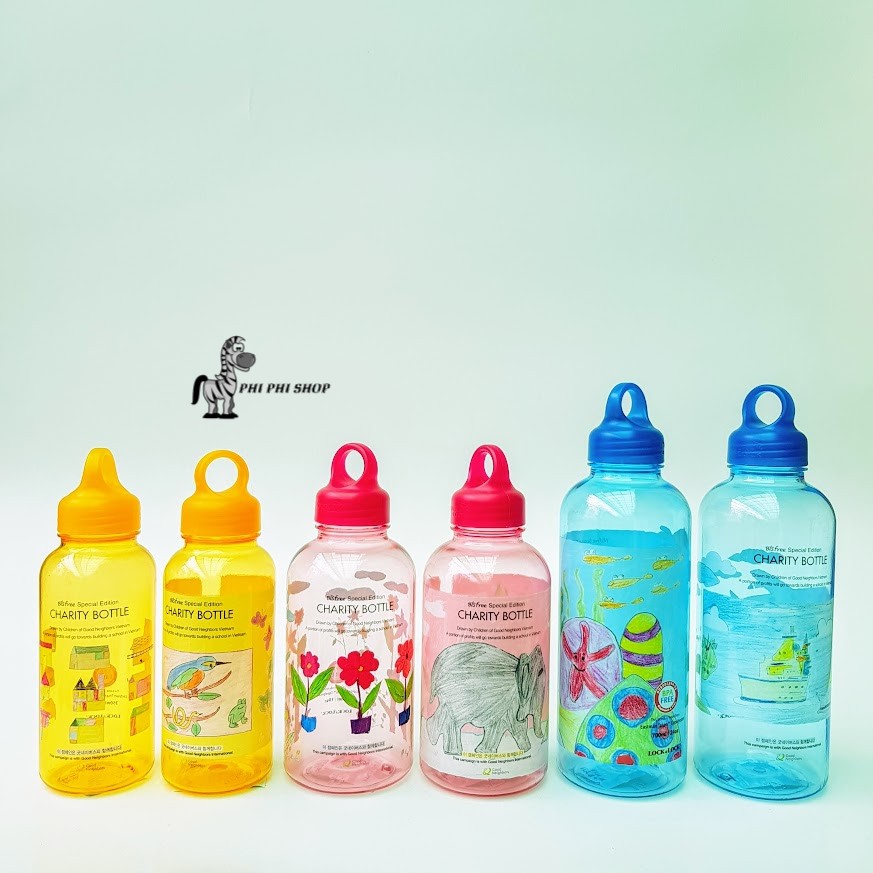 Bình nước Lock&Lock Charity Bottle 350ml ABF623 , 530ml ABF624 ,700ml ABF625