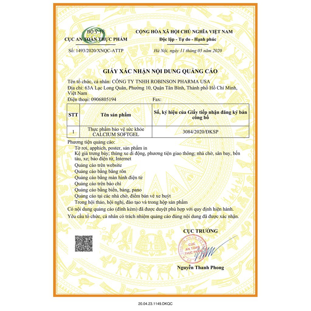 Viên Uống Canxi Vitamin D3 Calcium SoftGel,Giúp Xương Chắc Khỏe Trẻ Còi Xương Chậm Mọc Răng