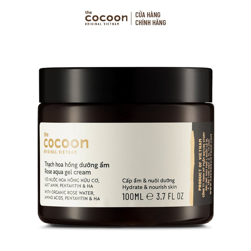 Bigsize - Thạch hoa hồng dưỡng ẩm (kem dưỡng ẩm) Cocoon cấp ẩm & nuôi dưỡng 100ml | BigBuy360 - bigbuy360.vn