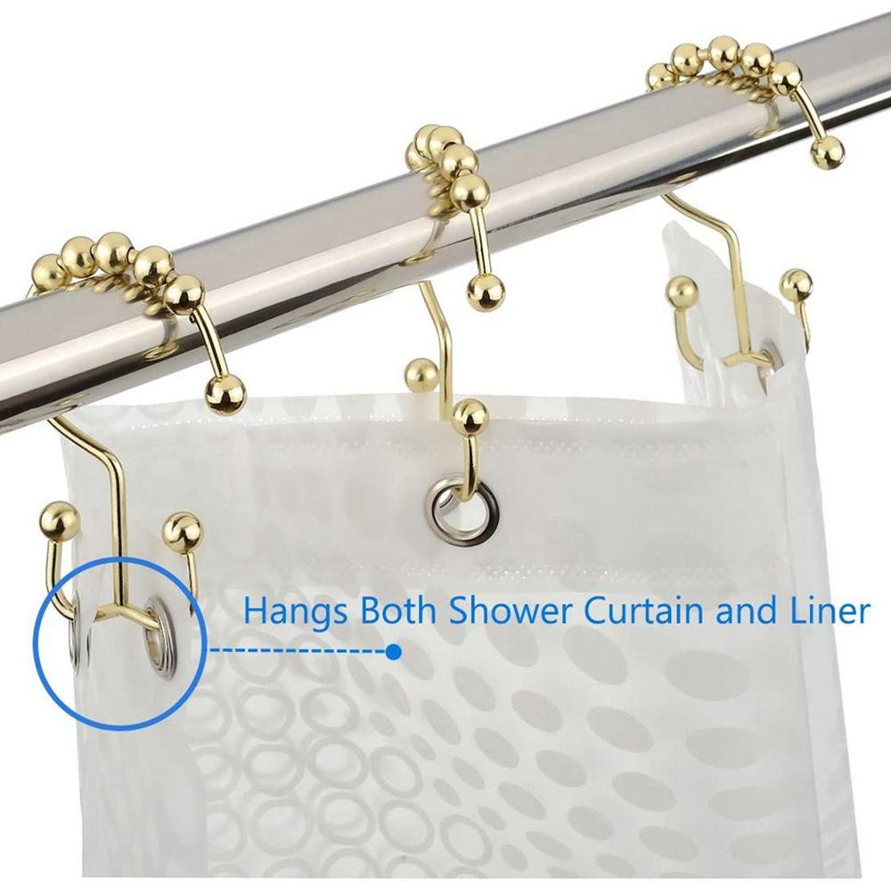 Set 12 Móc Treo Rèm Cửa Chống Gỉ Sét Tiện Dụng Chất Lượng Cao