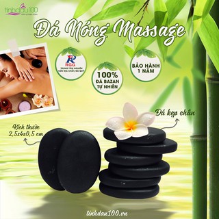 Đá massage kẹp chân, đá bazan, đá nóng