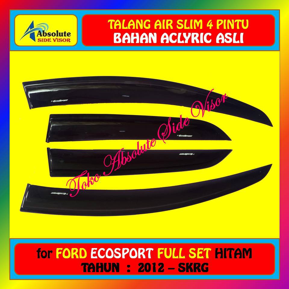 Mô Hình Xe Gutter 4 Cửa Ecosport 2012 Up - Ford Màu Đen