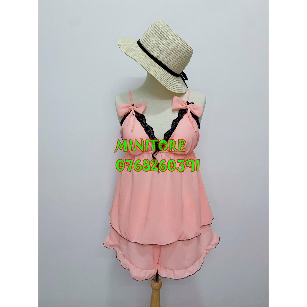 [SIZE 60-90KG] ĐỒ NGỦ VOAN DỄ THƯƠNG SIZE LỚN CÓ MÚT, ĐỒ CỠ LỚN XƯỞNG NHÀ MAY BAO ĐẸP, TÀ TRÒN