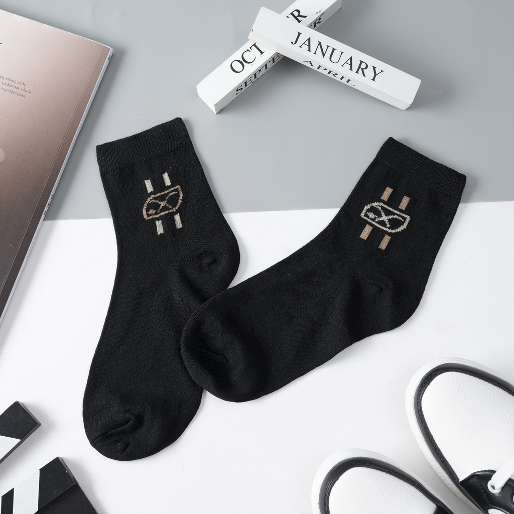 Vớ Tất cổ cao nam nữ JUN FASHION STORE Vớ nam nữ thể thao, chất cotton mềm mịn, co giãn, chống hôi và khử mùi hiệu quả