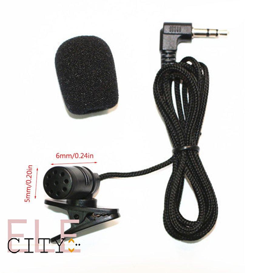 111ele} Collar Microphones Phone Microphone 3.5 mm Jack Hands-free Mini Wired MIC