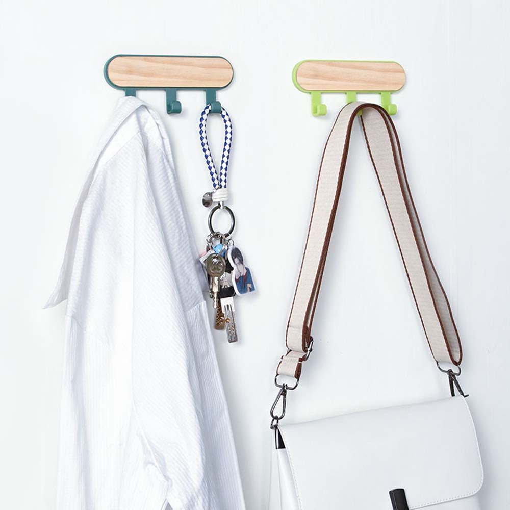 Móc treo gắn tường bằng gỗ tiện dụng cho gia đình