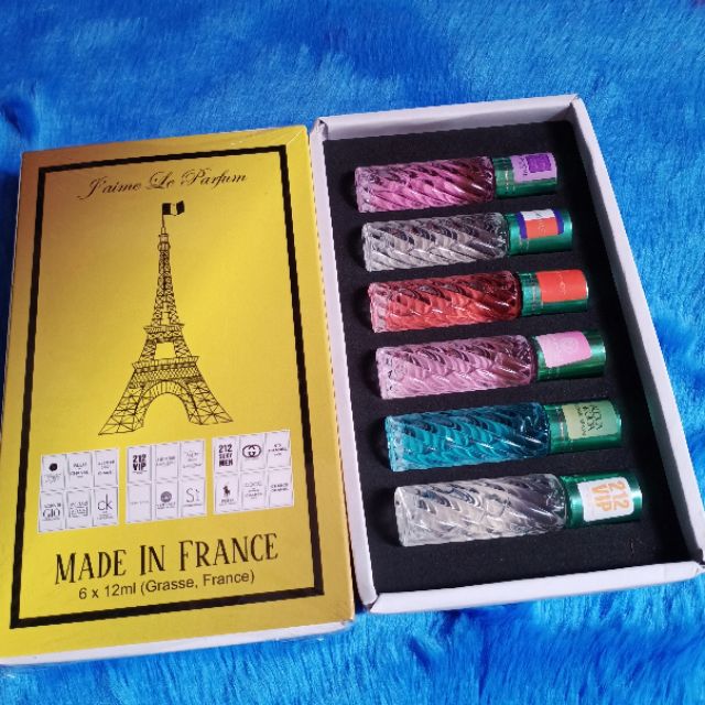 Combo 6 chai nước hoa tháp dạng lăn-mùi thơm-chai 20ml | Thế Giới Skin Care