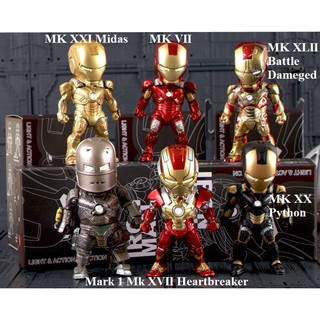 Mô hình iron man LED 6 mẫu (bộ 2)