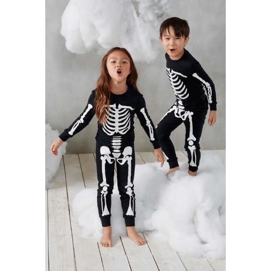 Bộ Bé Trai &amp; Bé Gái Halloween Đen