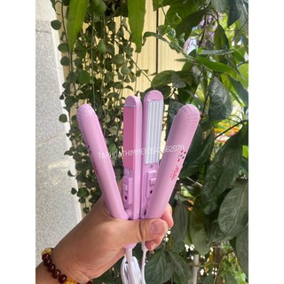 Máy duỗi - bấm tóc mini (random màu)