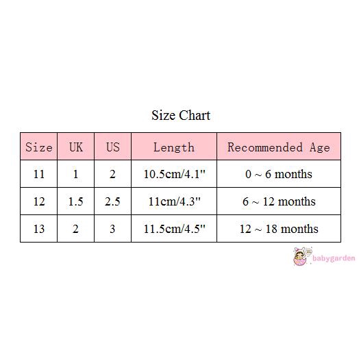 Giày tập đi đế mềm dễ thương cho bé gái từ 0-18 tháng tuổi