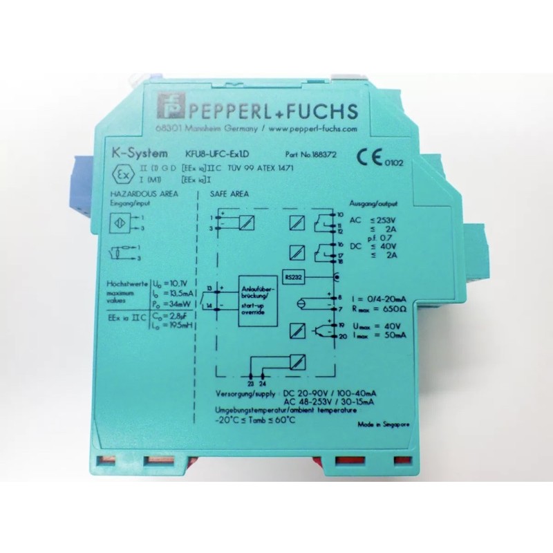 Bộ chuyển đổi tần số Pepperl Fuchs  KFU8-UFC-Ex1.D, đầu ra analog