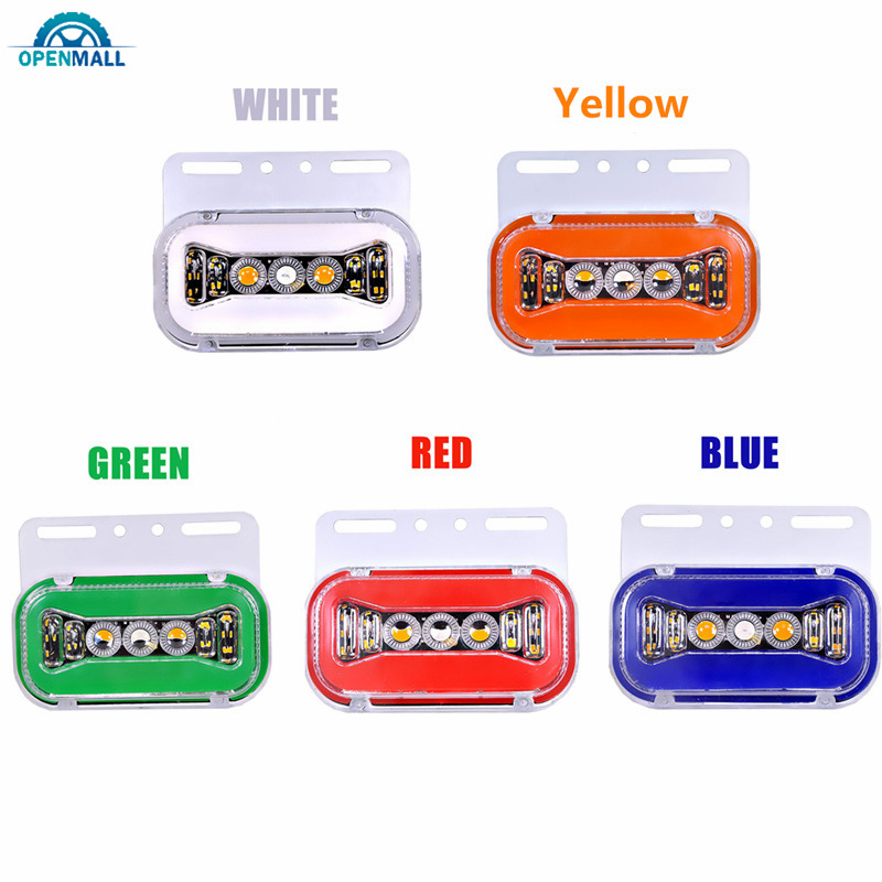 Đèn LED Tín Hiệu Gắn Bên Hông Xe Hơi / Xe Tải 24v Thiết Kế Tiện Dụng