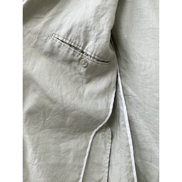(new) Áo khoác vest / blazer linen Zara nam siêu đẹp