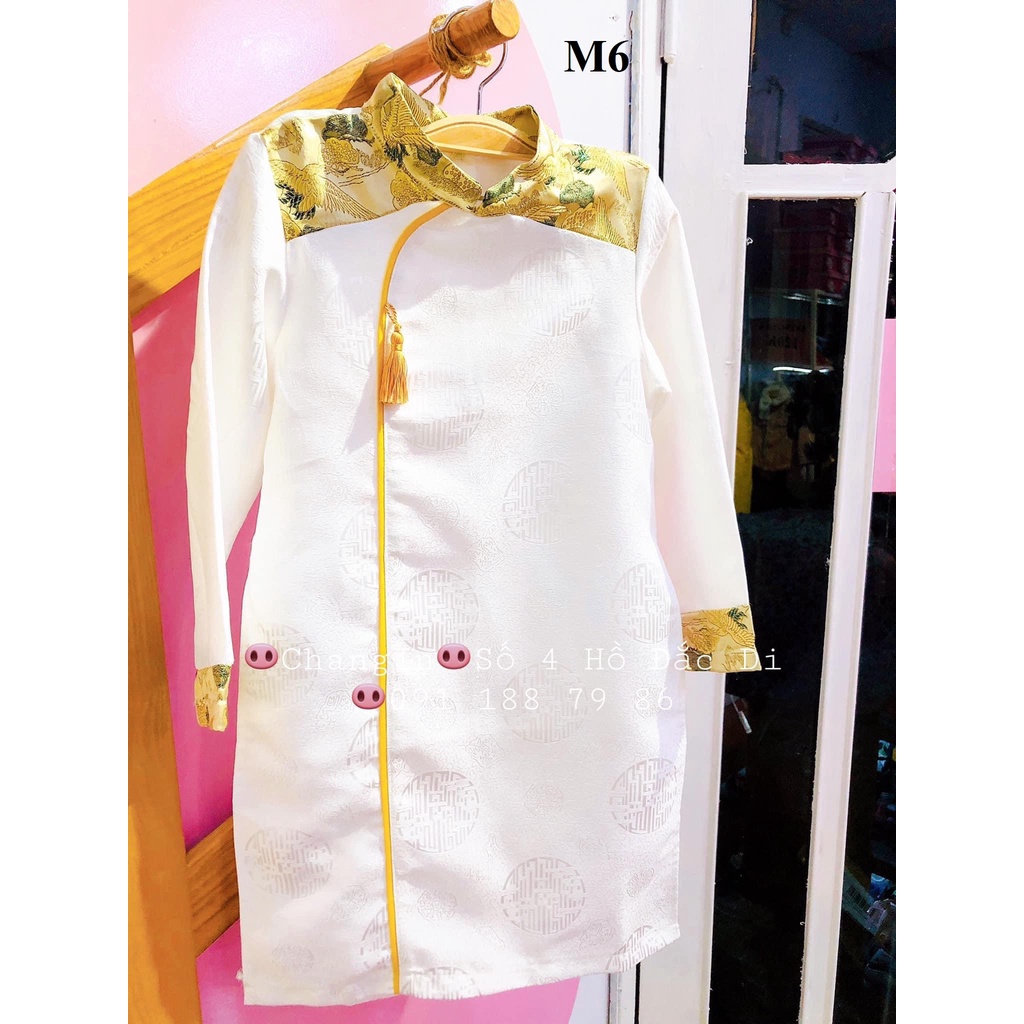 Áo dài cách tân cho bé trai, CÓ NHIỀU MẪU,  Hàng thiết kế cực xinh