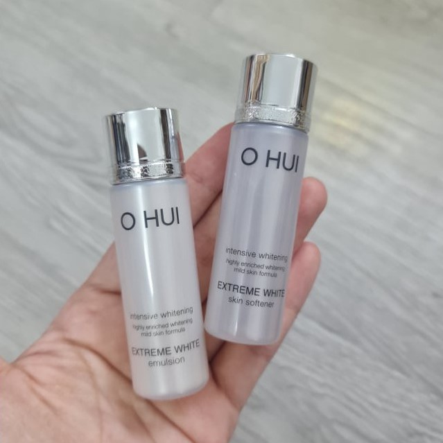 Cặp Nước hoa hồng và Sữa dưỡng Ohui, Whoo, Su:m37 Mini cấp ẩm, dưỡng trắng, mờ thâm, căng bóng da
