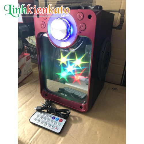 Loa karaoke Bluetooth mini MN-03 có remote