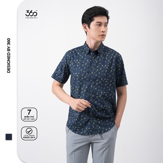 Áo sơ mi nam 360 BOUTIQUE ngắn tay họa tiết - SDBTK218-7