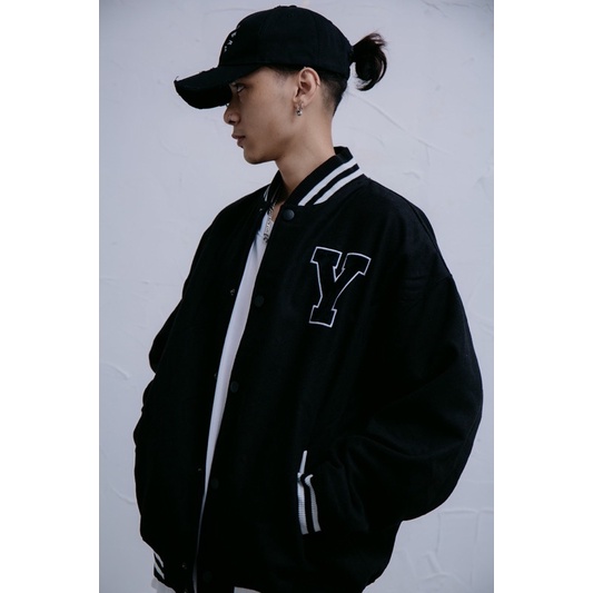 YOUNG GREEN BRAND® Áo Young Green College Varsity Jacket