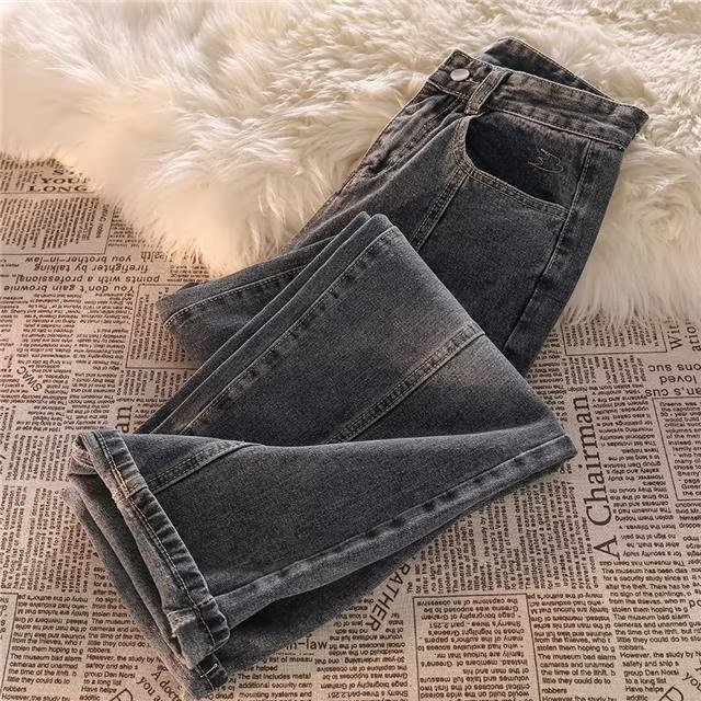 【S-3XL】Street Hip Hop Trend Japanese-style Men's Wear-resistant jeans unisex Oversized denim trousers