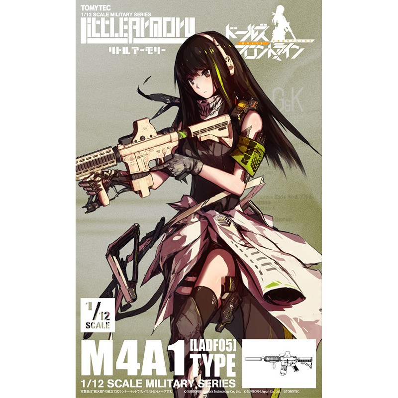 Mô hình Tomytec 1/12 Little Armory (LADF05) Dolls Frontline M4A1 Type [TAM] [PK]