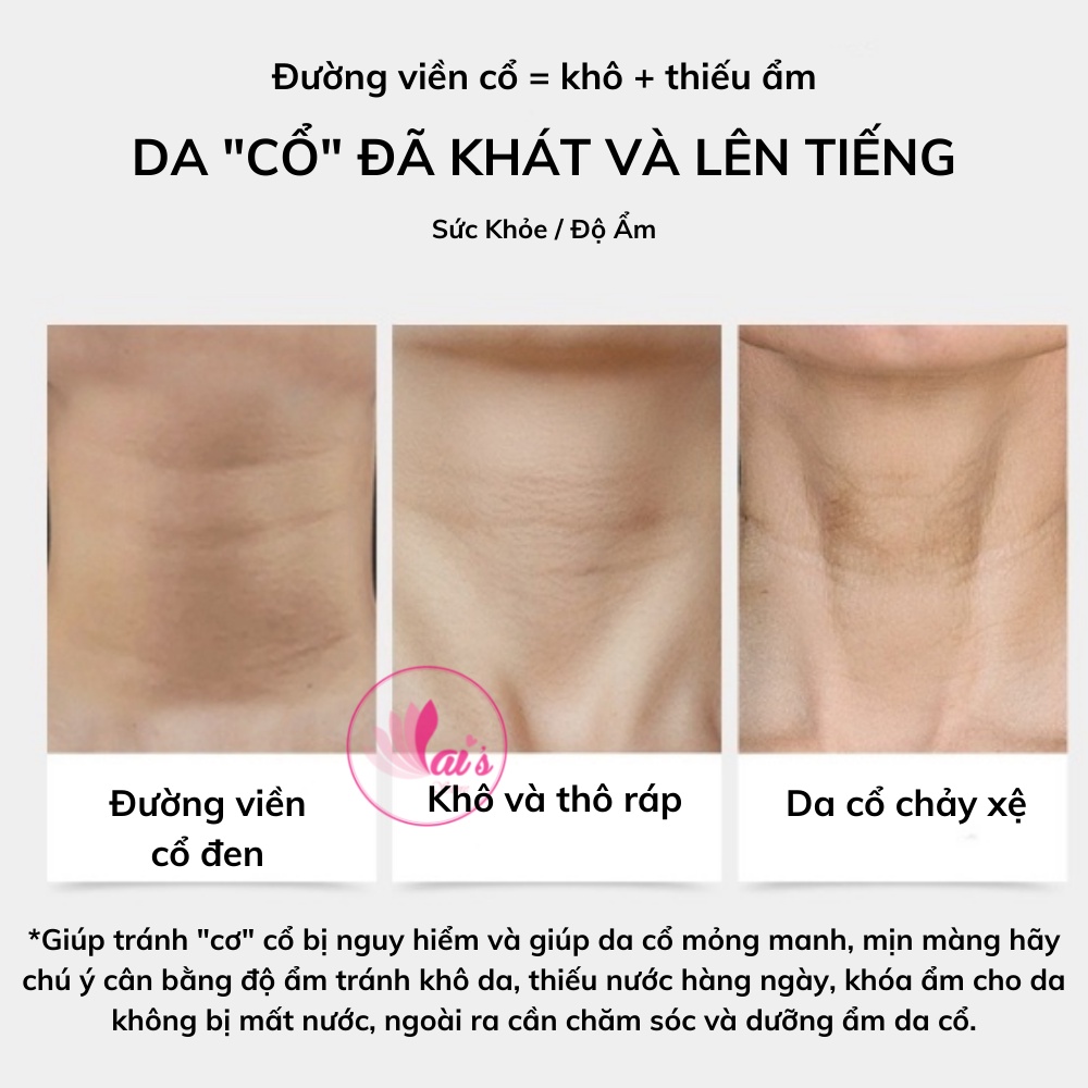 Mặt Nạ Cổ Sữa Dê VENZEN Dưỡng Ẩm, Trắng Sáng, Căng Mịn, Giảm Nếp Nhăn Ở Cổ, Mask Nội Địa Trung - LAI'S STORE