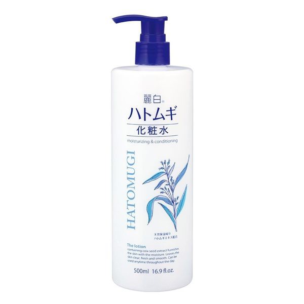 Nước Hoa Hồng Cân Bằng, Dưỡng Ẩm Chiết Xuất Từ Hạt Ya Dĩ Hatomugi Moisturizing & Conditioning The Lotion 500 ml Nhật