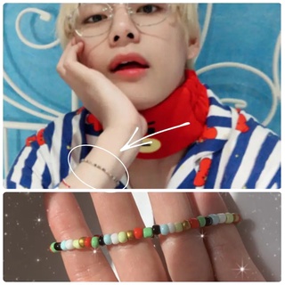 vòng tay hạt cườm Taehuyng BTS mã VT17