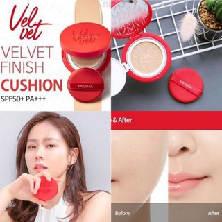 Phấn Nước Missha Velvet Finish Cushion SPF50+ PA+++ Độ Che Phủ Hoàn Hảo
