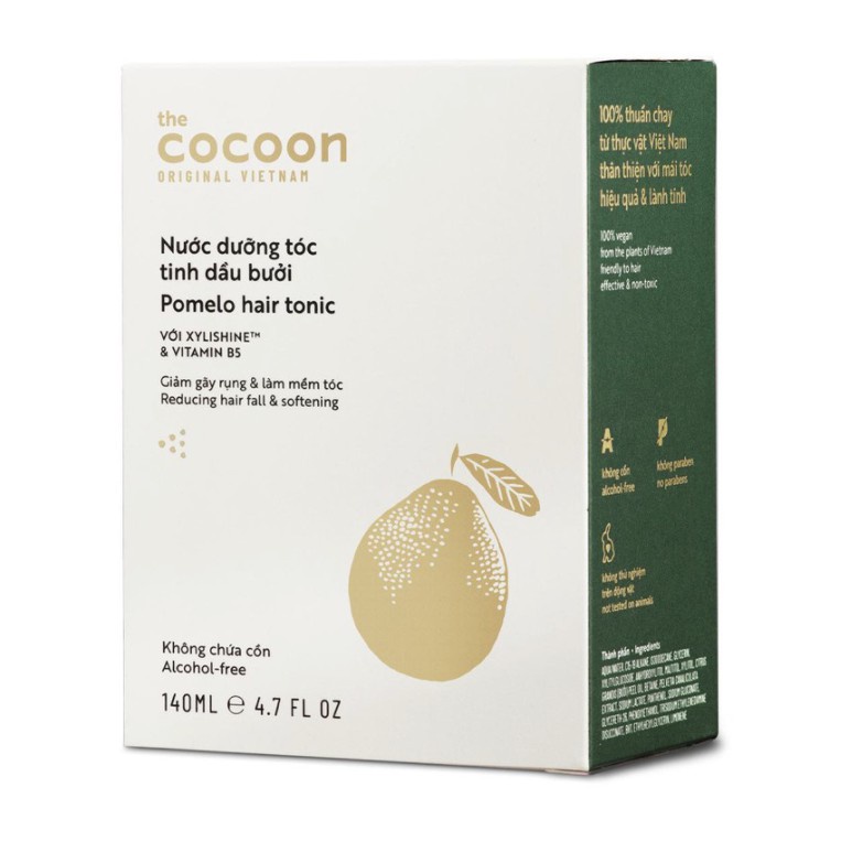 Nước Dưỡng Tóc Tinh Dầu Bưởi Cocoon Chính Hãng 140ml.