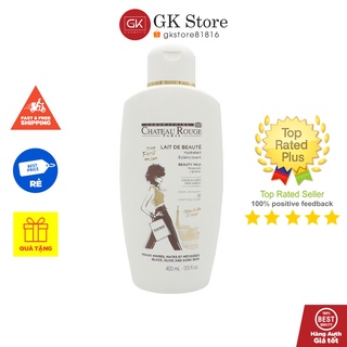 Dưỡng Thể Chateau Rouge Paris Lait De Beauté Giúp Trắng Da 400ml [Mẫu Mới]