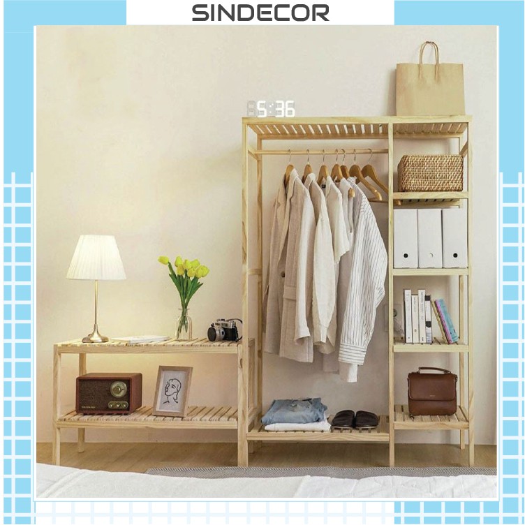 Tủ quần áo gỗ - Tủ treo quần áo lắp ráp - Sindecor | BigBuy360 - bigbuy360.vn