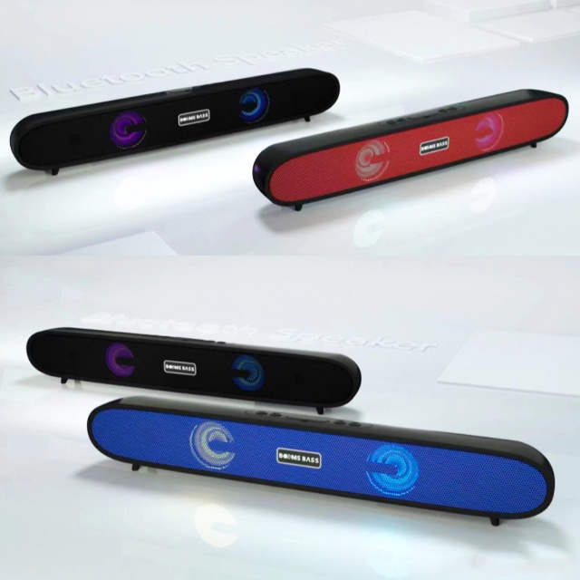 Loa Thanh Bluetooth Soundbar Công Suất Lớn BOOMS BASS L30 Có Led RGB Nổi Bật Dùng Cho Máy Vi Tính PC, Laptop, Tivi