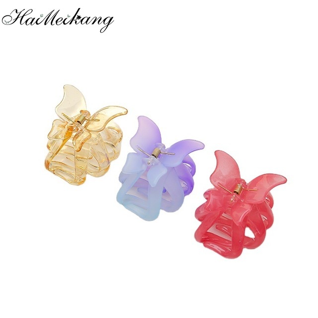 Kẹp tóc Haimeikang hình bướm đáng yêu trong suốt
