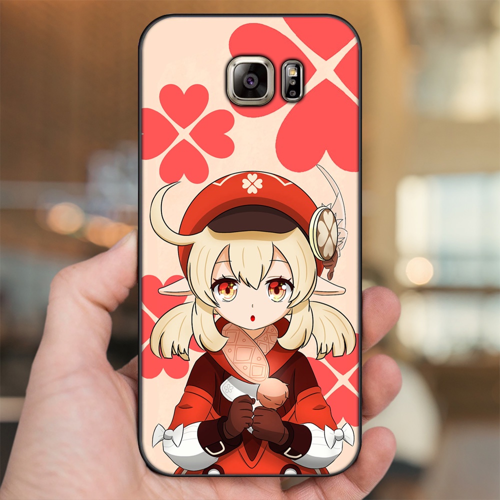 Ốp lưng Samsung Note 5 viền đen in hình Klee Genshin Impact