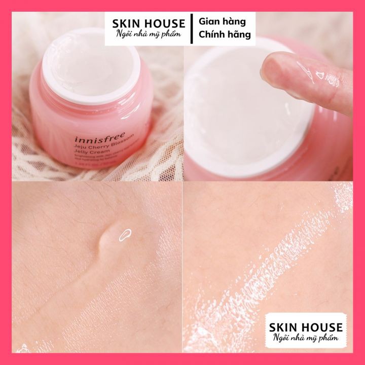 Kem Dưỡng Innisfree Jelly Cream - Kem Dưỡng Trắng Da Nâng Tone Tức Thì Innisfree Jeju Cherry Blossom Jelly Cream | BigBuy360 - bigbuy360.vn
