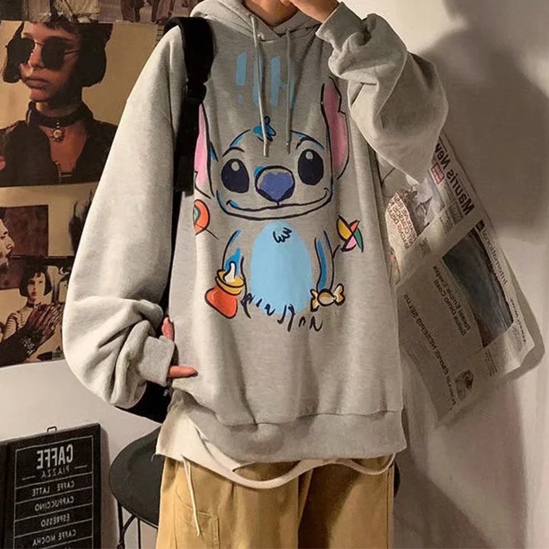 Áo hoodie dáng rộng in họa tiết cỡ M-2XL cao cấp thời trang cho nam | BigBuy360 - bigbuy360.vn