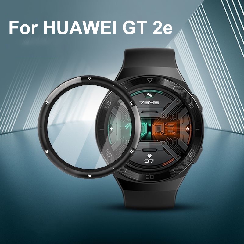 Ốp Sợi Thủy Tinh Mềm Bảo Vệ Màn Hình Đồng Hồ Huawei Watch 3 Pro GT 2 GT3 42/46MM GT2e GT2 Pro