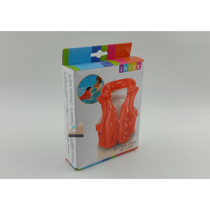 Áo Phao Cứu Sinh Intex 50Cm x 47cm Chất Lượng Cao Cho Bé