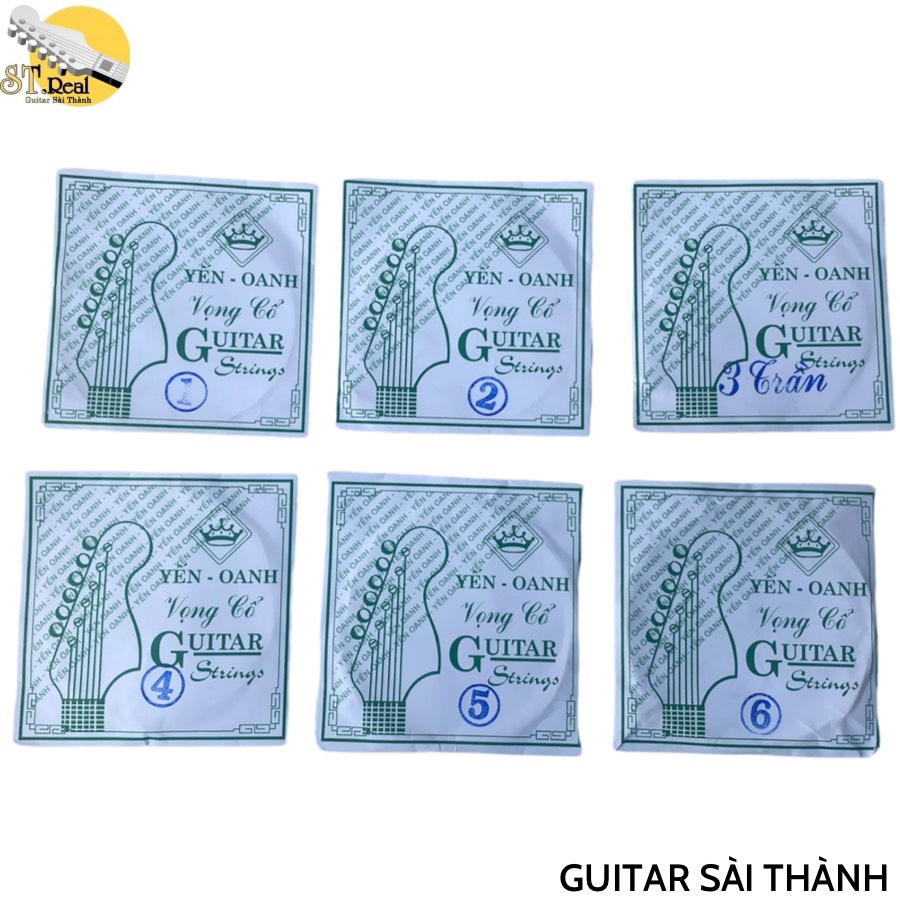 Dây Đàn Guitar Vọng Cổ 6 Dây Dành Cho Đàn Phím Lõm Mã YO-1