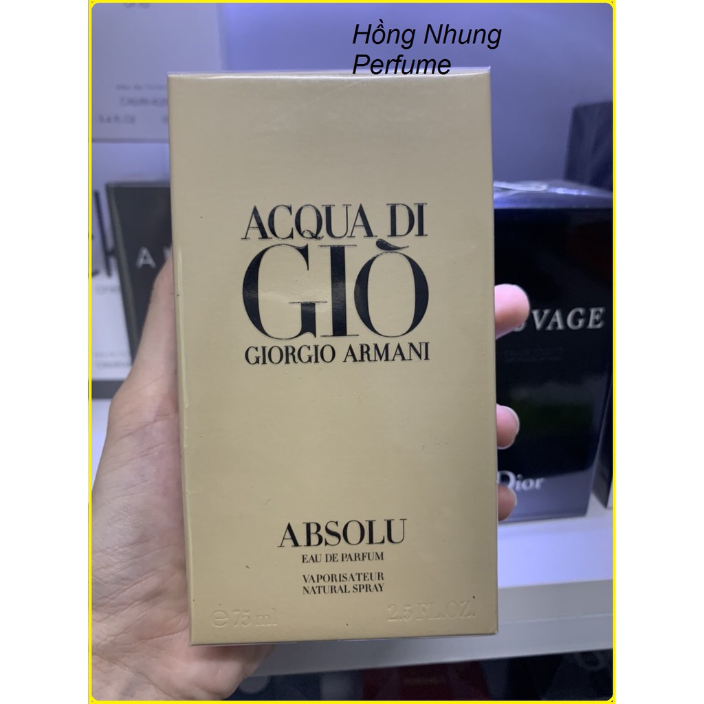 Nước hoa nam Aqua Di Giò Absolu EDP 75ml