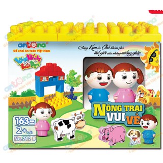 Đồ chơi Antona No.212B - Nông trại vui vẻ (163 chi tiết)