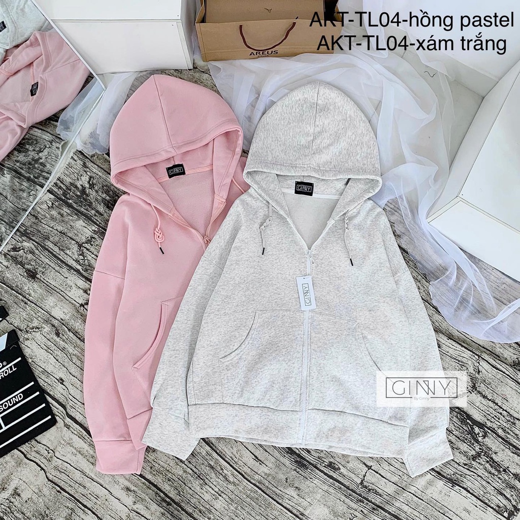 Áo Khoác Nỉ Mira 1 Lớp Dày Dặn | Có Nón Form Rộng | Phong Cách Hàn Quốc | HotTrend 2021 | GinHouse Shop