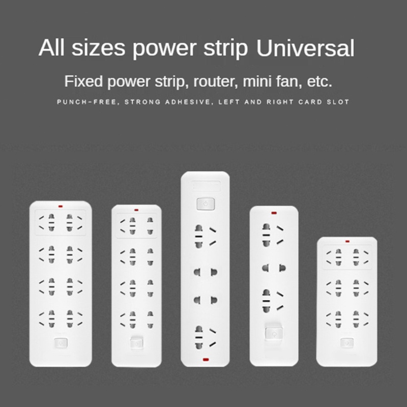 Giá Đỡ Cố Định Ổ Cắm Điện Gắn Tường Không Cần Đục Lỗ Tiện Dụng