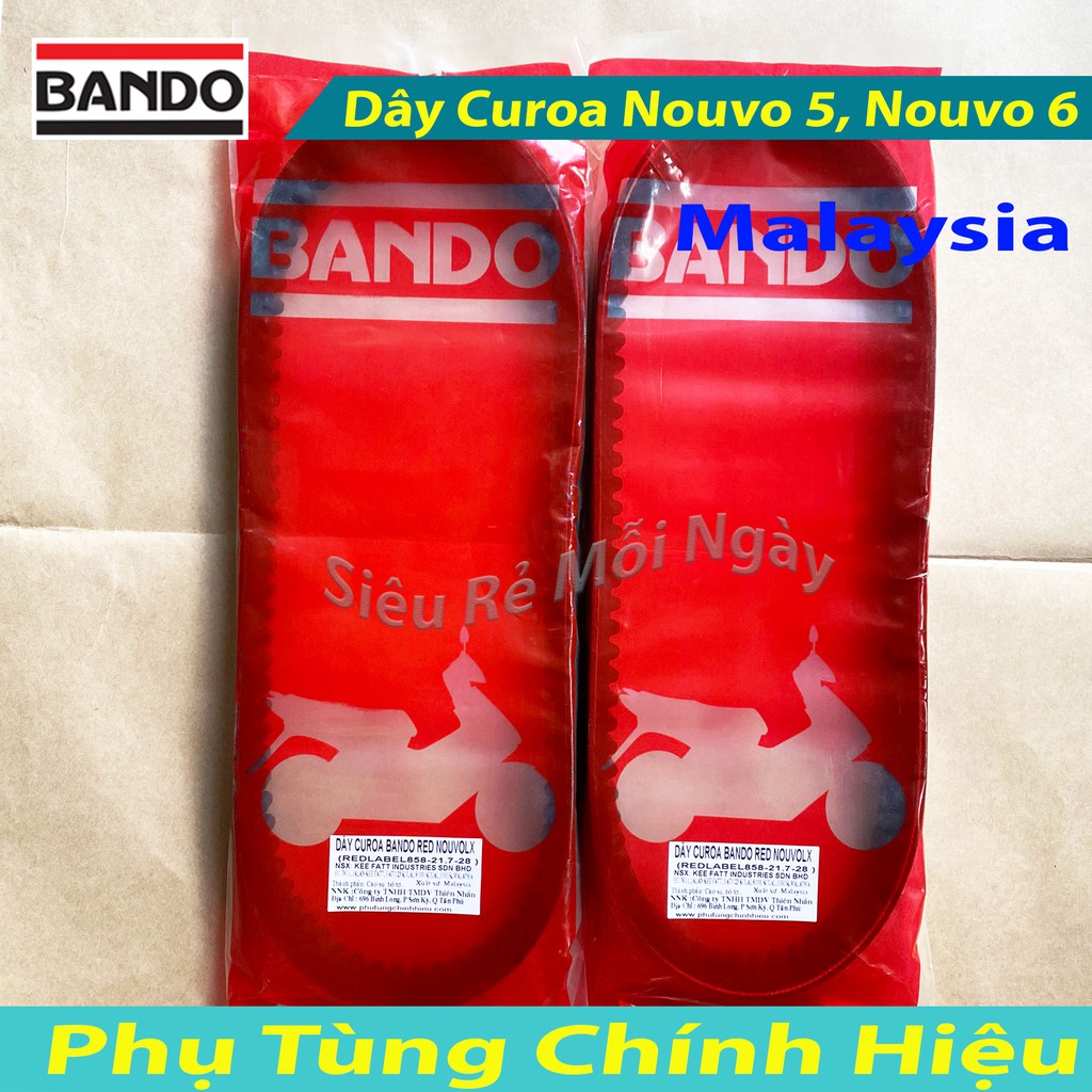 Dây curoa Bando Yamaha Nouvo 5, Nouvo 6 Malaysia