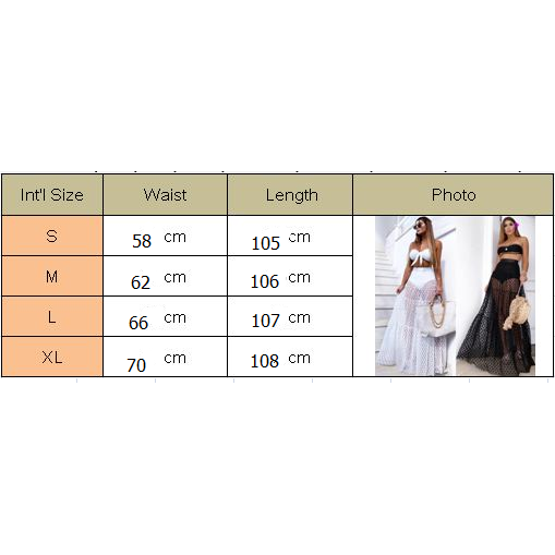 Chân Váy Dài Chấm Bi Thời Trang Nữ Tính