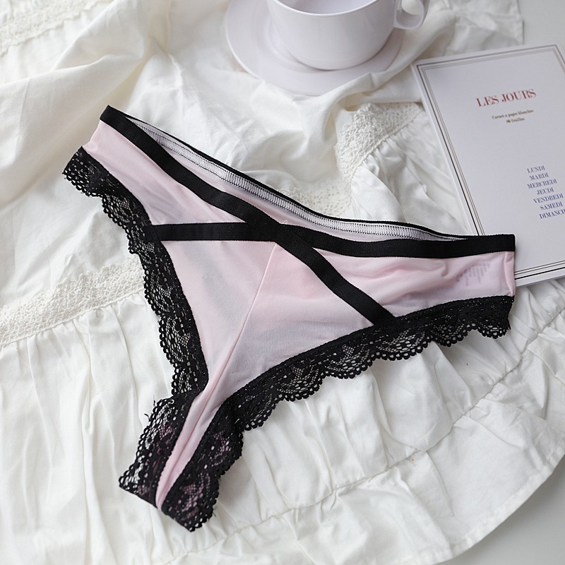 [Mã 12FASHIONSALE1 giảm 10K đơn 50K] Quần Lót Lọt Khe Thun Lạnh Viền Ren Quyến Rũ P116 | BigBuy360 - bigbuy360.vn